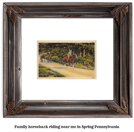 family horseback riding near me in Spring, Pennsylvania